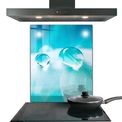 Apsauga nuo purslų stiklo plokštė Rasa ant švelnios plunksnos, 60x80 cm, įvairių spalvų kaina ir informacija | Virtuvės baldų priedai | pigu.lt