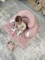 Foteliukas Rožinis meškutis su žaidimų kilimėliu 75x65 cm, rožinis kaina ir informacija | Vaikiški sėdmaišiai, foteliai, pufai | pigu.lt