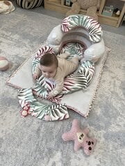Foteliukas Lapai su žaidimų kilimėliu 75x95 cm, įvairių spalvų kaina ir informacija | Vaikiški sėdmaišiai, foteliai, pufai | pigu.lt