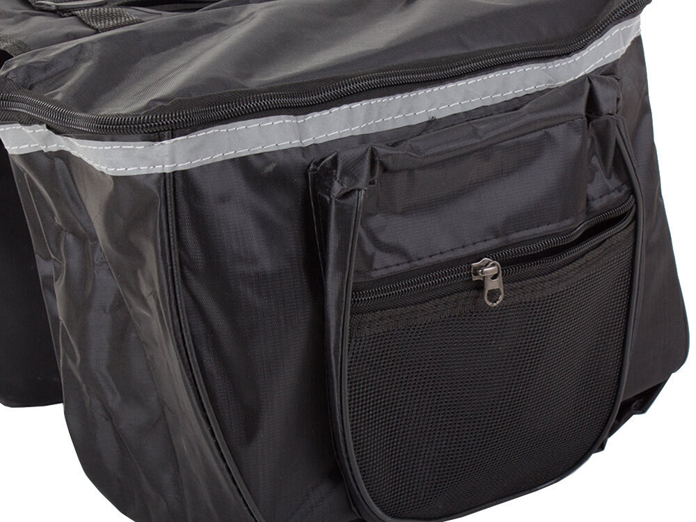 Dviračio bagažinės krepšys Vis Tiek VT14326, juodas цена и информация | Kiti dviračių priedai ir aksesuarai | pigu.lt