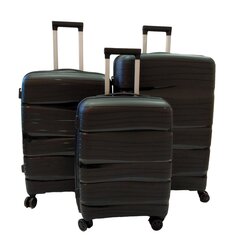 Vidutinis lagaminas Persicco M, juodas kaina ir informacija | Lagaminai, kelioniniai krepšiai | pigu.lt