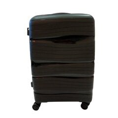 Vidutinis lagaminas Persicco M, juodas kaina ir informacija | Lagaminai, kelioniniai krepšiai | pigu.lt