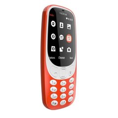 Prekė su pažeidimu.Nokia 3310 (2017) Dual SIM Warm Red kaina ir informacija | Prekės su pažeidimu | pigu.lt