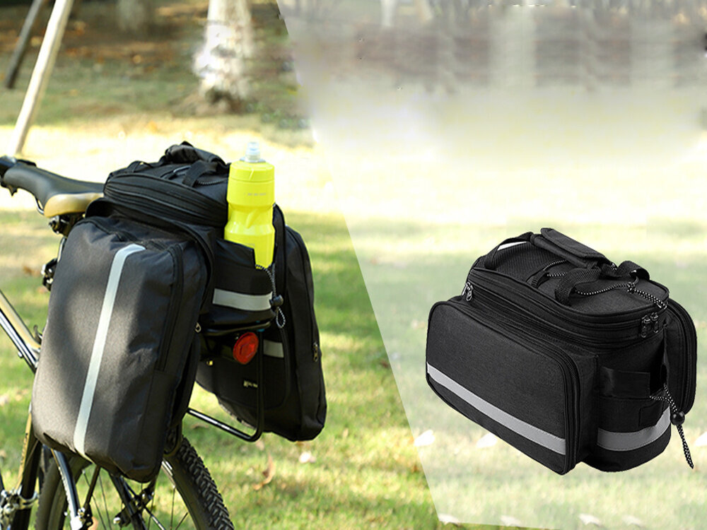 Dviračio bagažinės krepšys Vis Tiek VT14335, juodas kaina ir informacija | Kiti dviračių priedai ir aksesuarai | pigu.lt