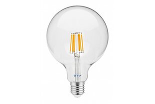 Лампа светодиодная G95, FILAMENT, 3000K, E27, 8,0W, AC220-240V, 360°, 880lm, 70mA цена и информация | Электрические лампы | pigu.lt