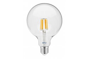 Лампа светодиодная G95, FILAMENT, 4000K, E27, 8,0W, AC220-240V, 360°, 880lm, 70mA цена и информация | Электрические лампы | pigu.lt