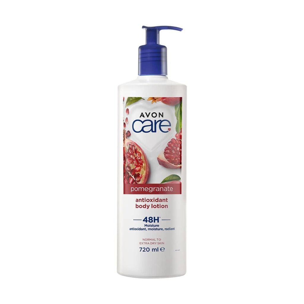 Kūno losjonas su granatų ekstraktu ir vitaminu E Avon Care Pomegranate, 720 ml kaina ir informacija | Kūno kremai, losjonai | pigu.lt