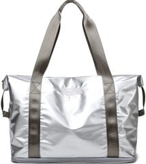 Kelioninis krepšys A63, sidabrinės spalvos kaina ir informacija | Lagaminai, kelioniniai krepšiai | pigu.lt