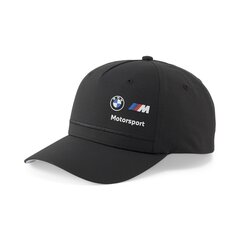 PUMA juodos spalvos laisvalaikio kepurė vyrams BMW MMS BB Cap PUMA Black - 02447701 цена и информация | Мужские шарфы, шапки, перчатки | pigu.lt