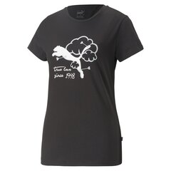 Футболка PUMA RUN FAVORITE SS TEE W цена и информация | Женская футболка Kinga, синяя/желтая | pigu.lt