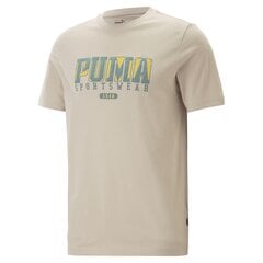 Футболка мужская Puma, бежевая цена и информация | Мужские футболки | pigu.lt