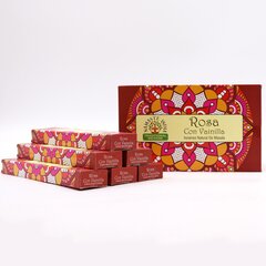 Smilkalų lazdelės Namaste India Rose Vanilla Mandala Masala, 15 g kaina ir informacija | Namų kvapai | pigu.lt