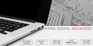 Аккумулятор для ноутбука LENOVO L16C4PB1, 7100mAh, Extra Digital Advanced цена и информация | Аккумуляторы для ноутбуков | pigu.lt