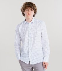 Мужская рубашка Espada , белый/черный цена и информация | Мужские рубашки | pigu.lt