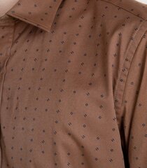 Мужская рубашка Espada, коричневый цена и информация | Мужские рубашки | pigu.lt