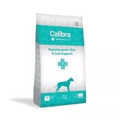 Calibra Veterinary Diets Hypoallergenic Skin&Coat Support visų veislių suagusiems šunims su žuvimi, 12 kg kaina ir informacija | Sausas maistas šunims | pigu.lt