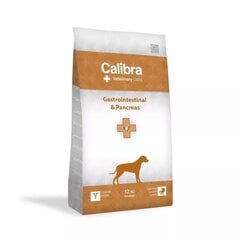 Calibra Veterinary Diets Gastrointestinal & Pancreas visų veislių suagusiems šunims su lašiša, 12 kg kaina ir informacija | Sausas maistas šunims | pigu.lt