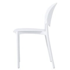 2-ių kėdžių komplektas Oskar Luma, baltas kaina ir informacija | Virtuvės ir valgomojo kėdės | pigu.lt
