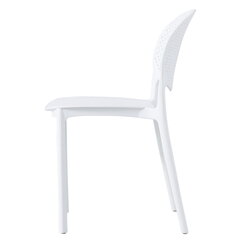 4-ių kėdžių komplektas Oskar Luma, baltas kaina ir informacija | Virtuvės ir valgomojo kėdės | pigu.lt