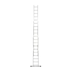 Dvipusės kopėčios, 8 pakopų, 375 cm kaina ir informacija | Buitinės kopėčios, rampos | pigu.lt