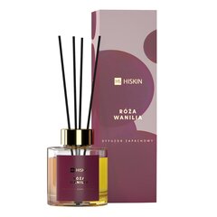 Namų kvapas su lazdelėmis HiSkin Rose and vanilla, 90 ml kaina ir informacija | Namų kvapai | pigu.lt