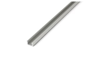 Aliuminio profilis X LED juostelėms - sidabrinis anoduotas - 1 m kaina ir informacija | LED juostos | pigu.lt