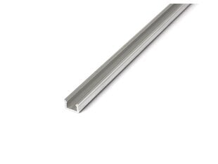 Aliuminio X profilis LED juostelėms - neapdorotas sidabrinis - 1 m kaina ir informacija | LED juostos | pigu.lt
