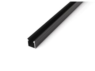 Aliuminio Y profilis LED juostelėms - juodas - 1 m kaina ir informacija | LED juostos | pigu.lt