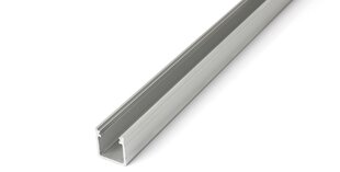 Алюминиевый Y-профиль для LED лент - необработанное серебро - 1 м цена и информация | Светодиодные ленты | pigu.lt