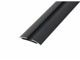 Reto aliuminio profilis LED juostelėms - juodas - 1 m czarny kaina ir informacija | LED juostos | pigu.lt