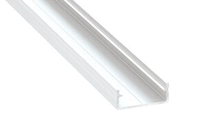 DUAL aliuminio profilis LED juostelėms - Baltas - 1 m Biały kaina ir informacija | LED juostos | pigu.lt