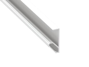Aliuminio profilis Q18 LED juostelėms, baltas, 1 m kaina ir informacija | LED juostos | pigu.lt