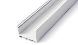 Iledo aliuminio profilis LED juostelėms - Baltas - 1 m kaina ir informacija | LED juostos | pigu.lt