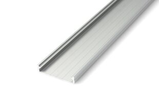 Aliuminio profilis Solis LED juostelėms - sidabrinis anoduotas - 1 m Srebrny kaina ir informacija | LED juostos | pigu.lt