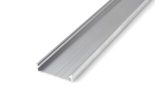 Aliuminio profilis Solis LED juostelėms - neapdorotas sidabrinis - 1 m Srebrny kaina ir informacija | LED juostos | pigu.lt