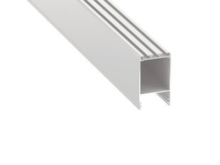 iClaroi aliuminio profilis LED juostelėms - Baltai lakuotas - 1 m Biały kaina ir informacija | LED juostos | pigu.lt