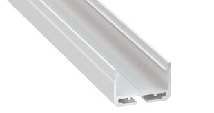 iinSILEDAi aliuminio profilis LED juostelėms - Baltai lakuotas - 1 m Biały kaina ir informacija | LED juostos | pigu.lt