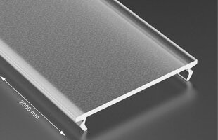 Platus Pmmamatinis aliuminio profilio gaubtas - 2 m kaina ir informacija | LED juostos | pigu.lt