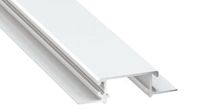 Zati aliuminio profilis LED juostelėms - Baltas - 1 m Biały kaina ir informacija | LED juostos | pigu.lt