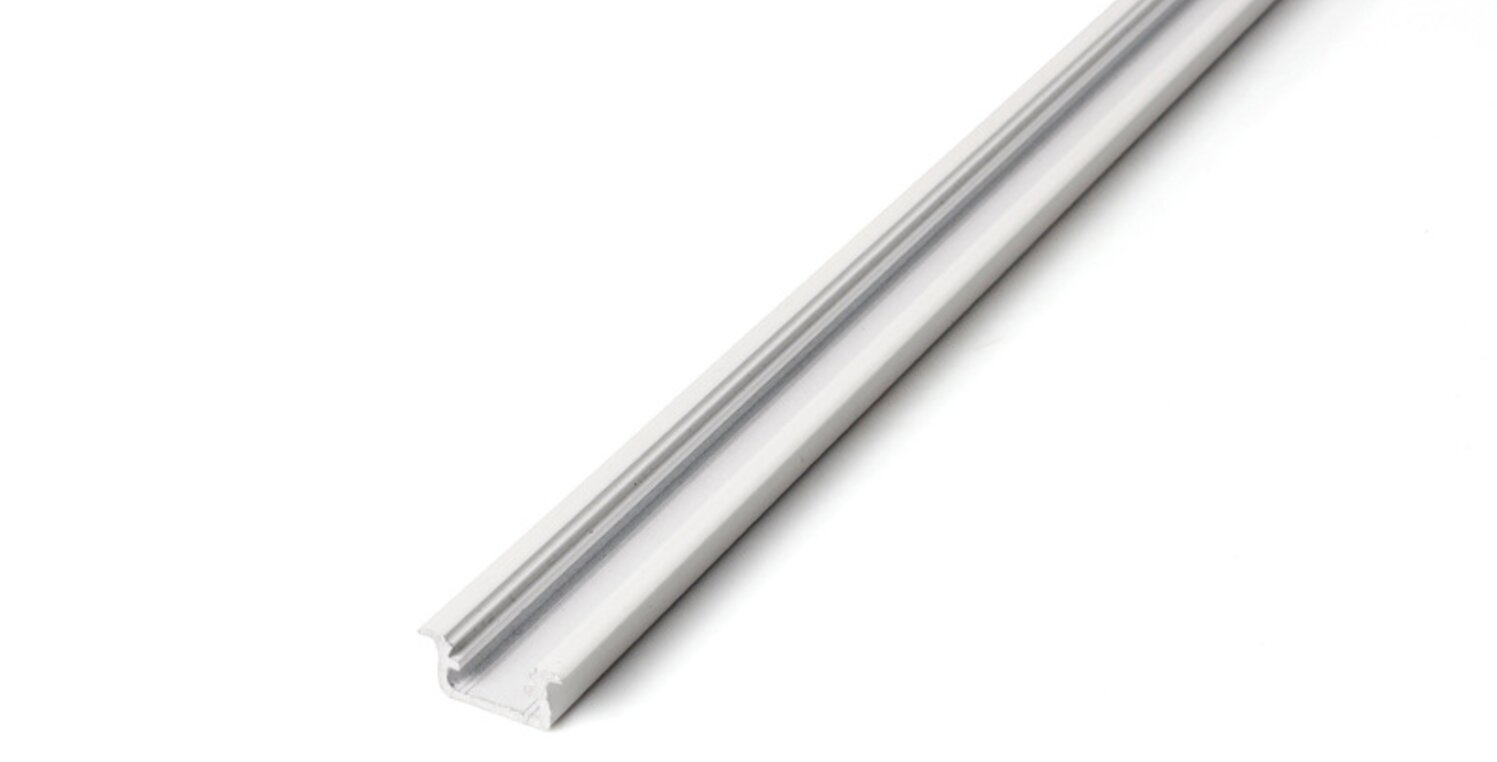 Aliuminio profilis B LED juostai - Baltas - 1 m kaina ir informacija | LED juostos | pigu.lt