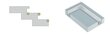 Aliuminio G-profilis LED juostelėms - sidabro spalvos - 1 m цена и информация | LED juostos | pigu.lt