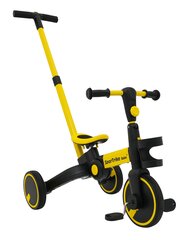 Happy Bike 3 в 1 Sportrike Yellow цена и информация | Трехколесные велосипеды | pigu.lt