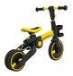 Triratukas Happy Bike 3in1 Sportrike geltonas kaina ir informacija | Triratukai | pigu.lt