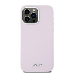 DKNY DKHMP15XSMCHLP iPhone 15 Pro Max 6.7" różowy|pink hardcase Liquid Silicone Small Metal Logo MagSafe цена и информация | Чехлы для телефонов | pigu.lt