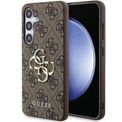 Guess GUHCSA354GMGBR A35 A356 brązowy|brown hardcase 4G Big Metal Logo цена и информация | Чехлы для телефонов | pigu.lt