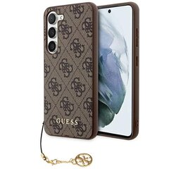 Guess GUHCSA35GF4GBR A35 A356 brązowy|brown hardcase 4G Charms Collection цена и информация | Чехлы для телефонов | pigu.lt