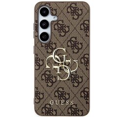 Guess GUHCSA554GMGBR A55 A556 brązowy|brown hardcase 4G Big Metal Logo цена и информация | Чехлы для телефонов | pigu.lt