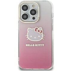 Hello Kitty HKHCSA55HDGKEP A55 A556 różowy|pink hardcase IML Gradient Electrop Kitty Head цена и информация | Чехлы для телефонов | pigu.lt