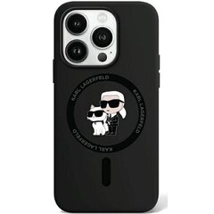 Karl Lagerfeld Silicone Karl & Choupette Mag Hardcase kaina ir informacija | Telefono dėklai | pigu.lt