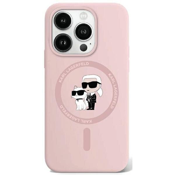 Karl Lagerfeld Silicone Karl & Choupette Mag Hardcase kaina ir informacija | Telefono dėklai | pigu.lt